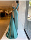 Sparkly Sequined Split Mermaid Classy Evening Dress Crystal Long Classy Prom Gowns Custom Made Plus Size Pageant Wear Party Dress