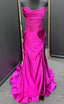 Strapless Mermaid Long Prom Dresses with Lace Top