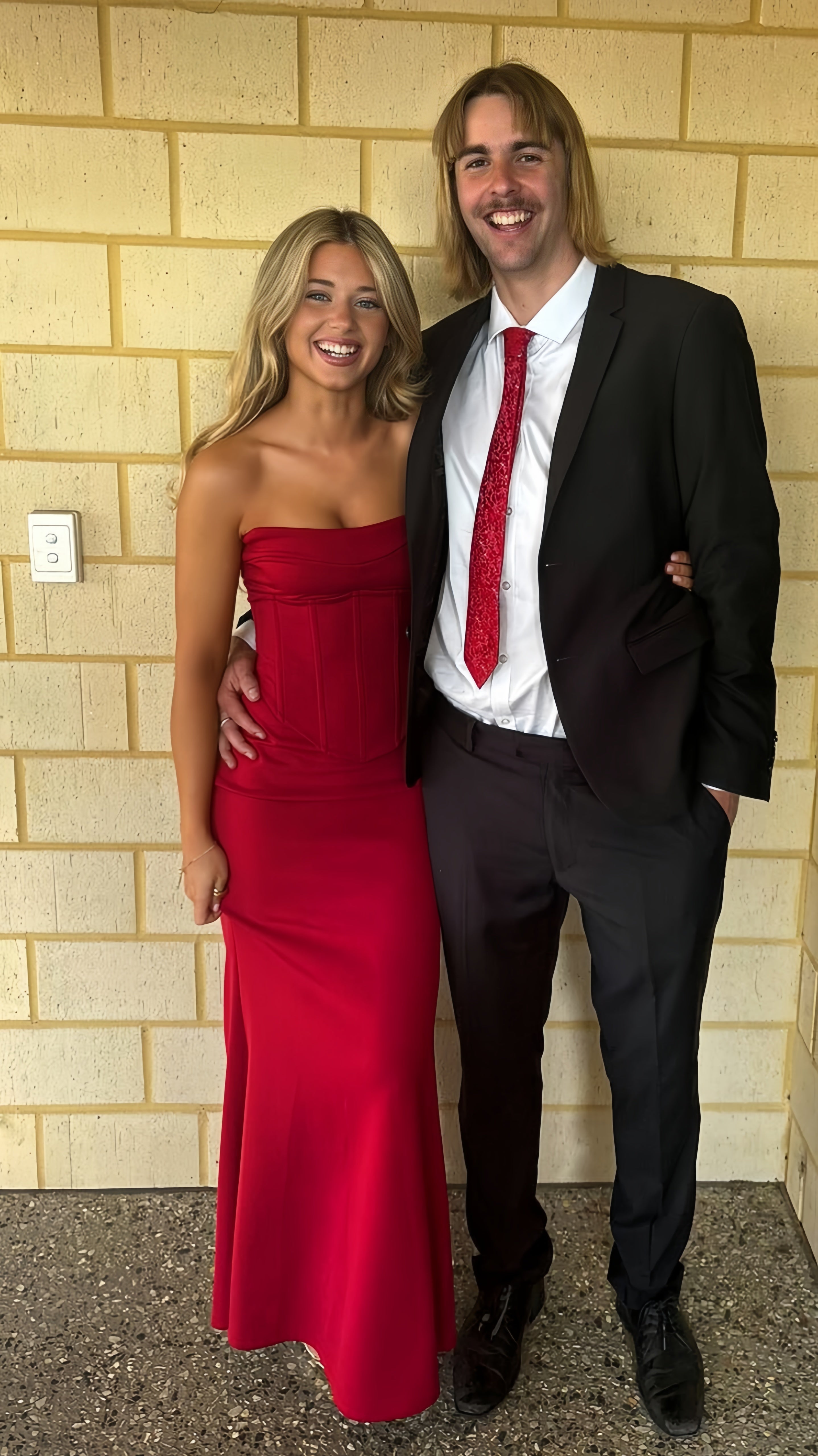 Strapless Red Mermaid Long Classy Prom Dress,