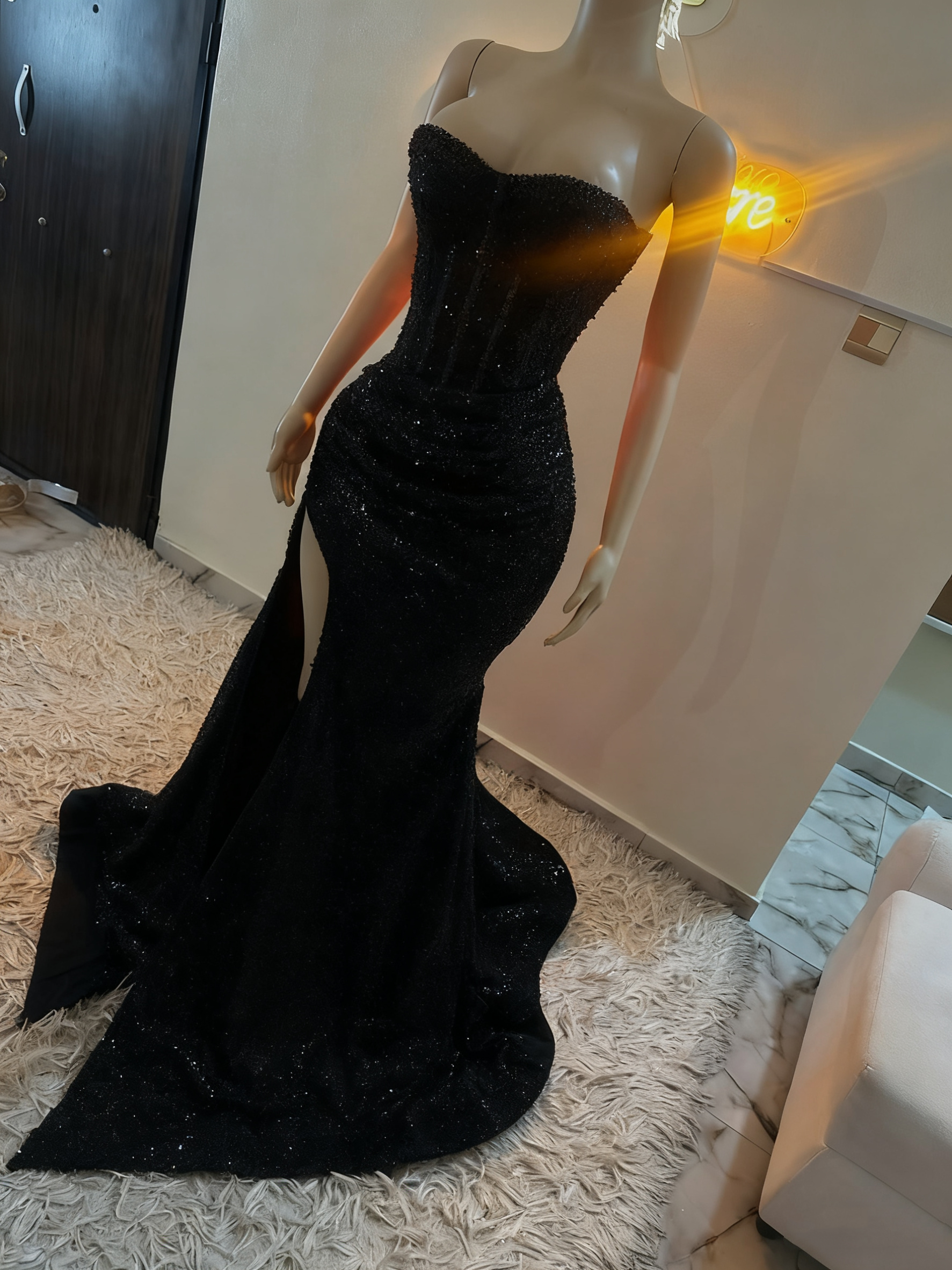 Stunning Mermaid Sweetheart Red Slit Sequin Classy Prom Dress Inspiration Classy Prom Dress Princess Graduation Dress