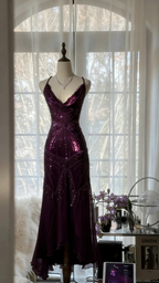 Stunning Pink Backless Beaded Chiffon Long Prom Dress