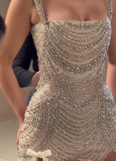 Stunning Spaghetti Straps Bodycon Birthday Dress Beaded Short Classy Prom Dress Fashion Homecoming Dress