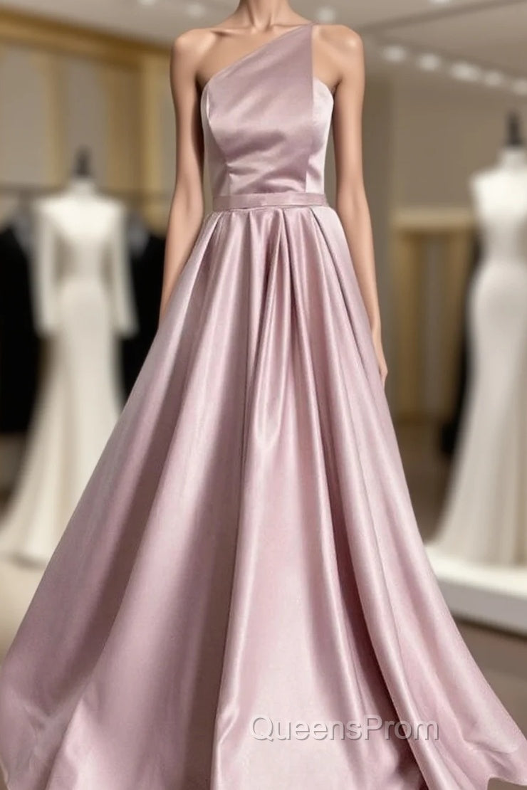 Stylish Satin Evening Prom Dress Long Strapless Main image