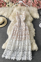 Stylish V Neck Lace Dress A Line Party Dress Long Evening Prom Dress,Sexy Party Dress