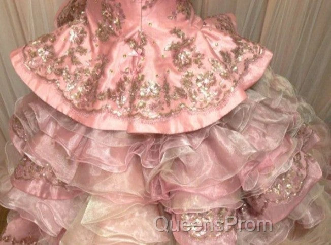 Sweet A-Line Strapless Satin Tulle Sequined Wedding Dress Beaded Diamond Long Ball Gown
