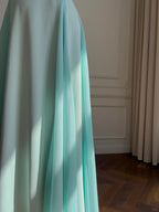 Sweet A-Line Strap Chiffon Long Classy Prom Dress