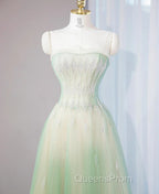 Sweet Fairy Style Ball Gown For Birthday&Quinceanera-Sparkling Diamond A-Line Tulle Evening Dress