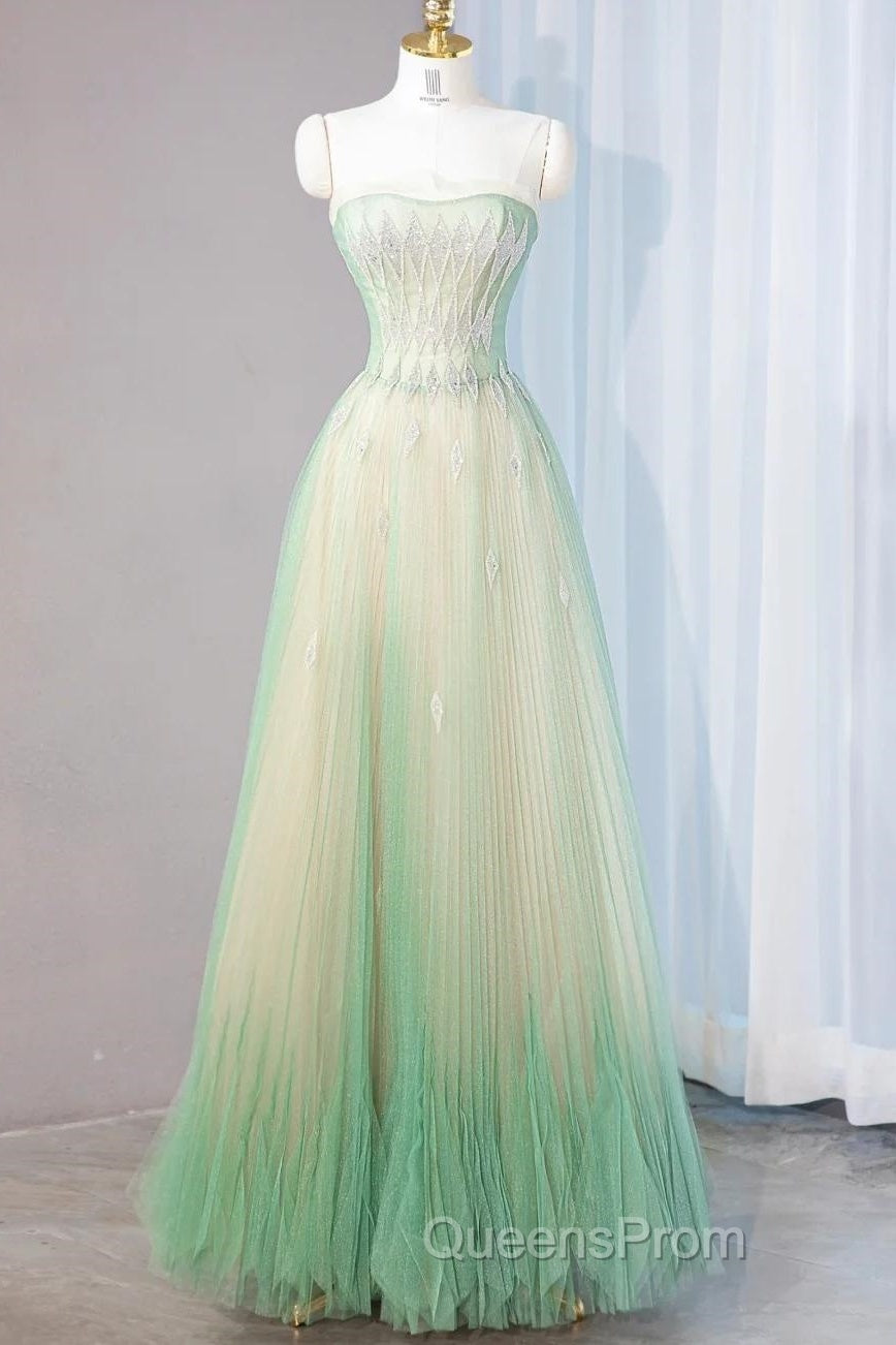 Sweet Fairy Style Ball Gown For Birthday&Quinceanera-Sparkling Diamond A-Line Tulle Evening Dress