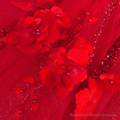 Sweet Valentine Red Quinceanera Dress