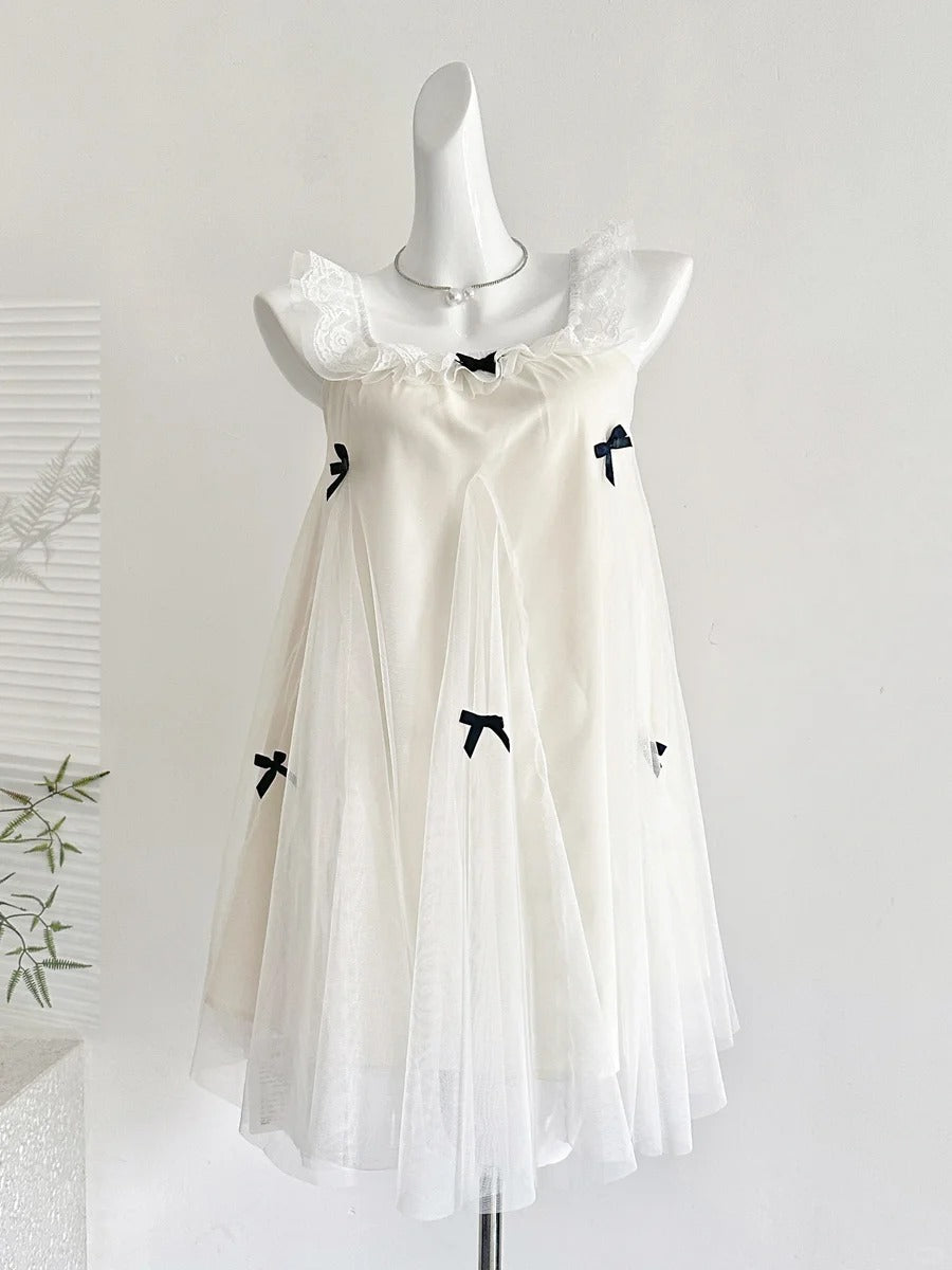 Sweet White Lace Ruffled Tulle Short 16Th Birthday Dress Secondary image