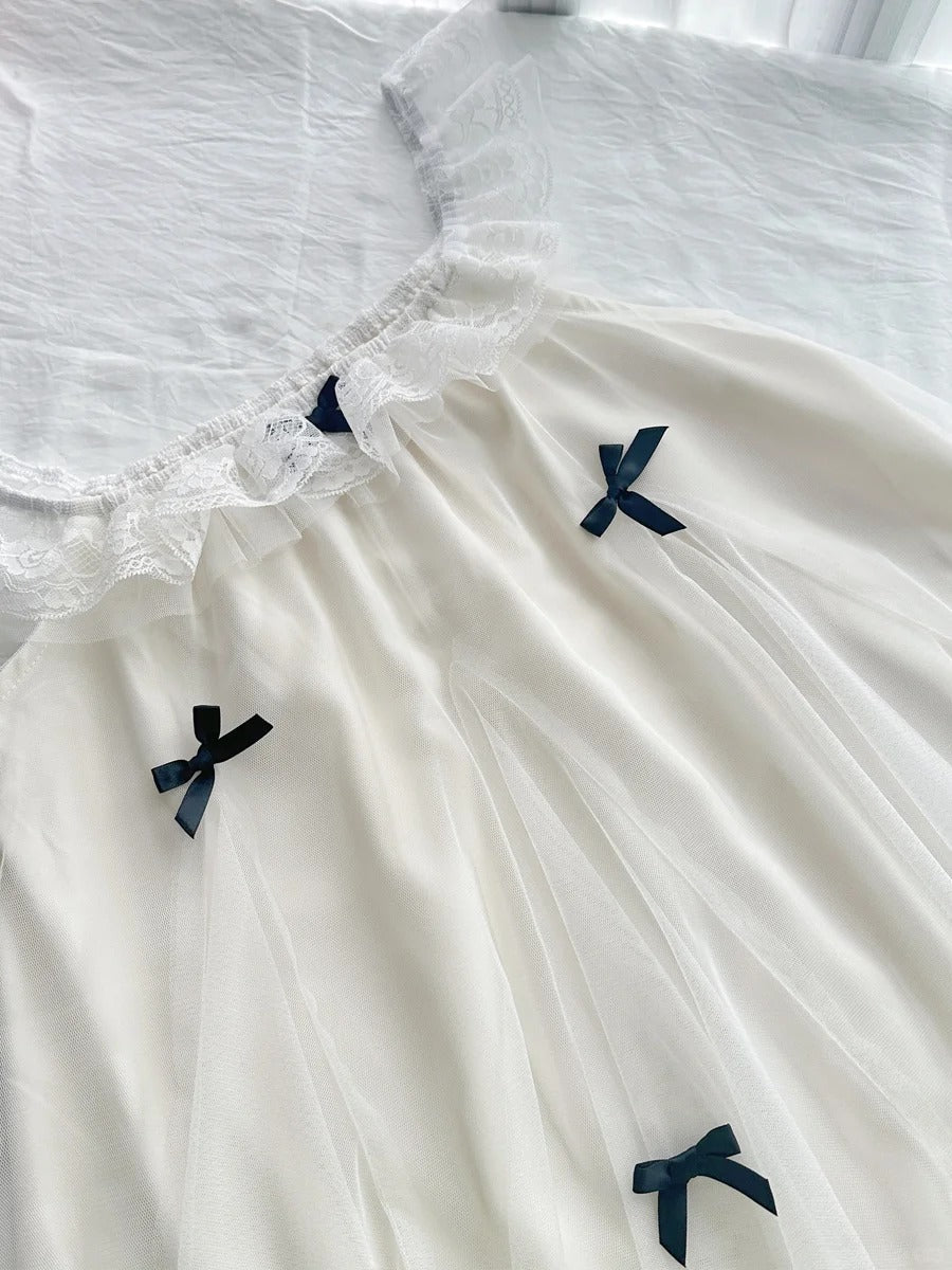 Sweet White Lace Ruffled Tulle Short 16Th Birthday Dress