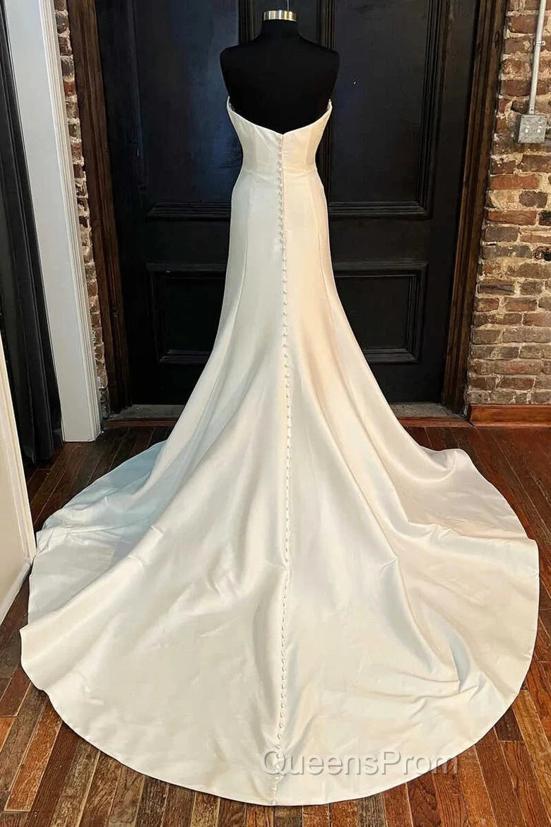 Sweetheart A-Line Long Wedding Dress Secondary image