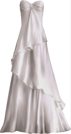 Sweetheart A Line White Long Classy Prom Dress Party Dress