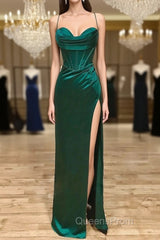 Sweetheart Neck Green Mermaid Long Evening Prom Dress