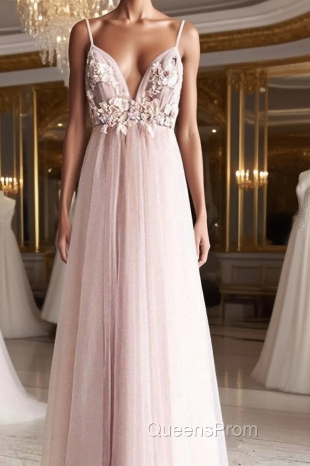Sweetheart tulle lace long Evening Prom Dress, tulle lace evening Dress Main image