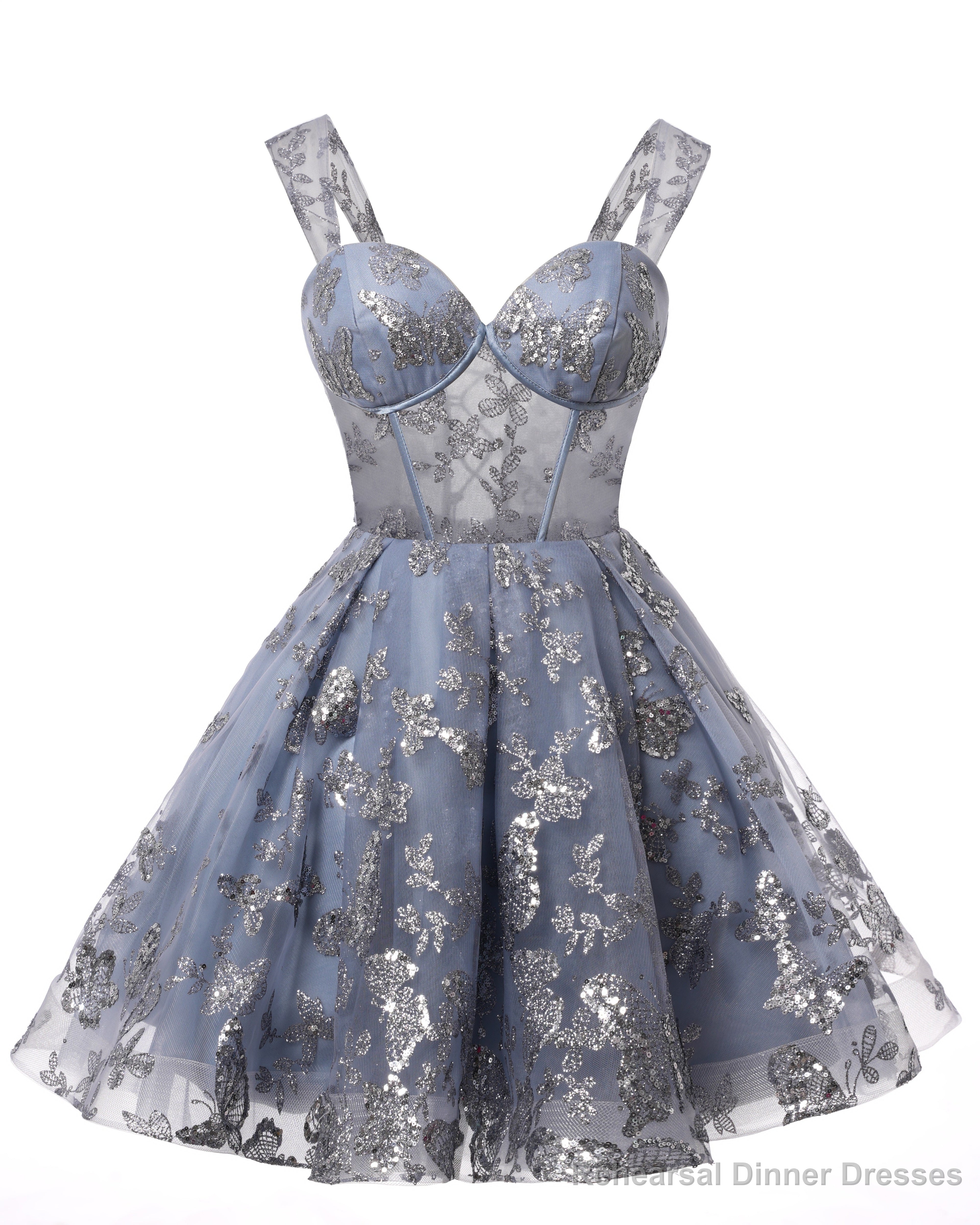 Teens Sparkly Tulle Black Homecoming Dresses Spaghetti Straps Short Cocktail Party Prom Dress