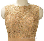 Trumpet/Mermaid Floor-Length Tulle Sleeveless Off-The-Shoulder Evening Prom Dress With Beading
