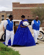 Tulle Ball Gown Quinceanera Dress With Cape Classy Prom Dress