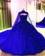 Tulle Ball Gown Quinceanera Dress With Cape Classy Prom Dress