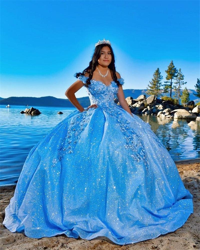 Tulle Princess Off Shoulder Long Classy Prom Dress, Long Strapless Pink Flower Appliqu¨¦S Classy Evening Dress