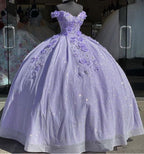Tulle Princess Off Shoulder Long Classy Prom Dress, Long Strapless Pink Flower Appliqu¨¦S Classy Evening Dress