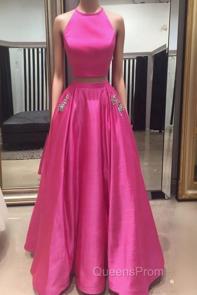 Two Pieces Evening Prom Dress,Simple Evening Prom Dress,Party Dress Main image