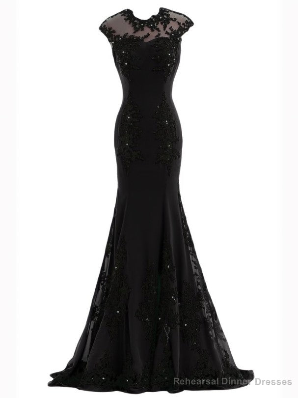 Unique Appliques Beading Trumpet/Mermaid Mother of the Bride Dress Main image