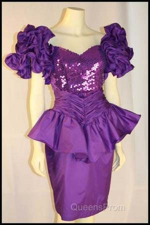 Unique Purple Short Evening Prom Dress, Formal Evening Dress Secondary image
