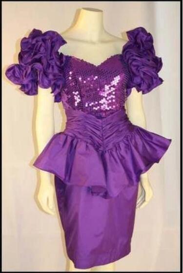 Unique Purple Short Classy Prom Dress, Classy Evening Dress