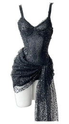 Unique Sheath Straps Sequin Lilac Classy Tight Homecoming Dress 8Th Grad Dance Graduation Dress Short Hoco Dress