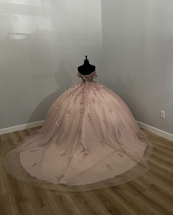 Unique Sleeveless Light Pink Ball Gown Classy Prom Classy Evening Classy Dress