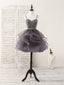 Unique Sweetheart Tulle Beads Short Prom Dress Cute Homecoming Dress