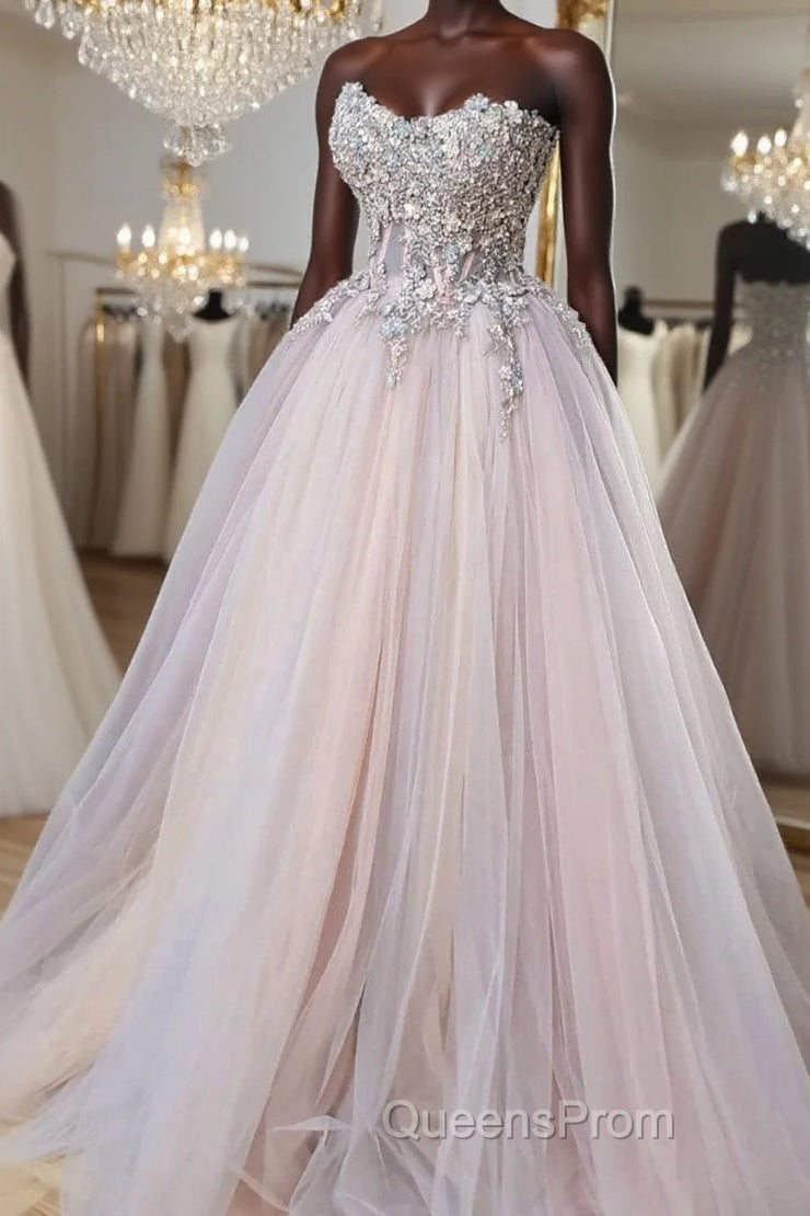Unique sweetheart tulle lace formal Dress tulle lace evening Dress Main image