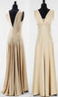 V Neck Sleeveless Party Dress £¬ Long Classy Prom Dress
