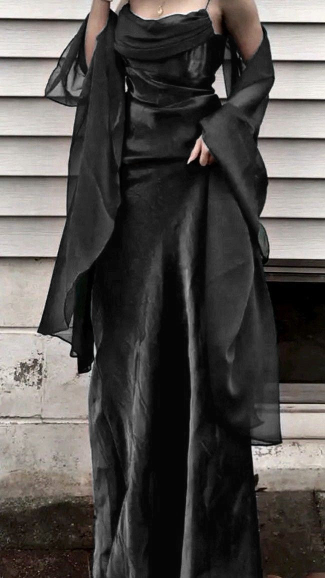 Vintage A Line Spaghetti Straps Green Chiffon Classy Prom Dress Long Classy Evening Gown Classy Party Dress With Ribbon
