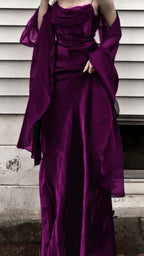 Vintage A Line Spaghetti Straps Sleeveless Burgundy Classy Prom Dress Long Classy Prom Dress