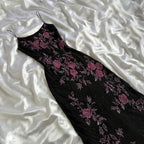 Vintage A Line Straps Black Lace Prom Dresses 22Th Birthday Outfit