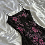 Vintage A Line Straps Black Lace Prom Dresses 22Th Birthday Outfit