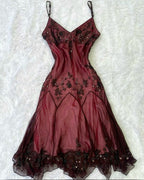 Vintage A Line Straps Dark Pink Classy Prom Dress 22Th Birthday Outfit