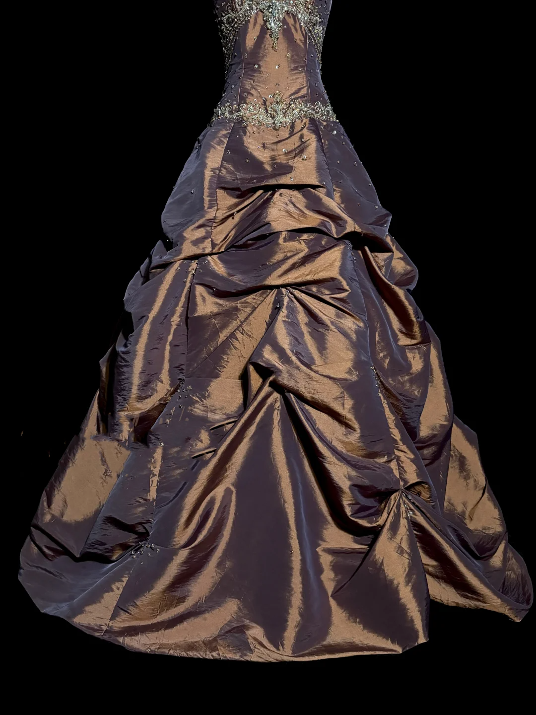 Vintage Ball Gown Halter Brown Sleeveless Long Classy Prom Gown Fairy Classy Prom Dress