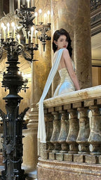 Vintage Champagne Classy Prom Dress Mermaid Birthday Outfits