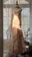 Vintage Classy Evening Dress, Sleeveless Long Party Gowns