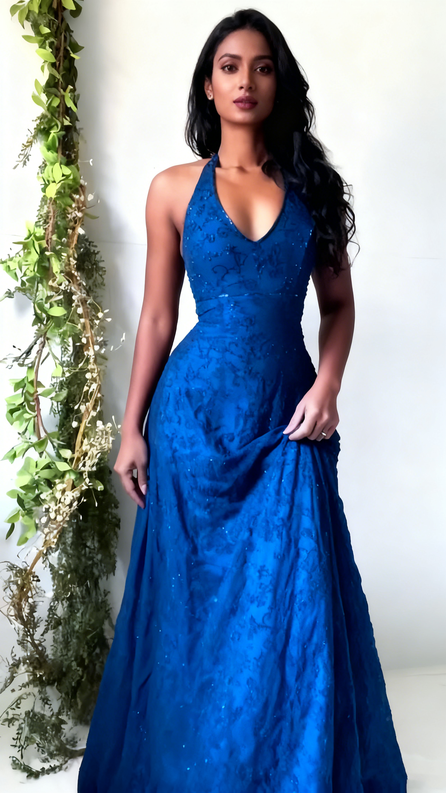 Vintage Mermaid Purple Lace Halter Classy Prom Dress Long Classy Evening Party Dress Classy Prom Gowns
