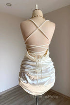 WomenS Satin Dress After Party Bridesmaid Dress Evening Prom Dress