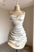 WomenS Satin Dress After Party Bridesmaid Dress Evening Prom Dress