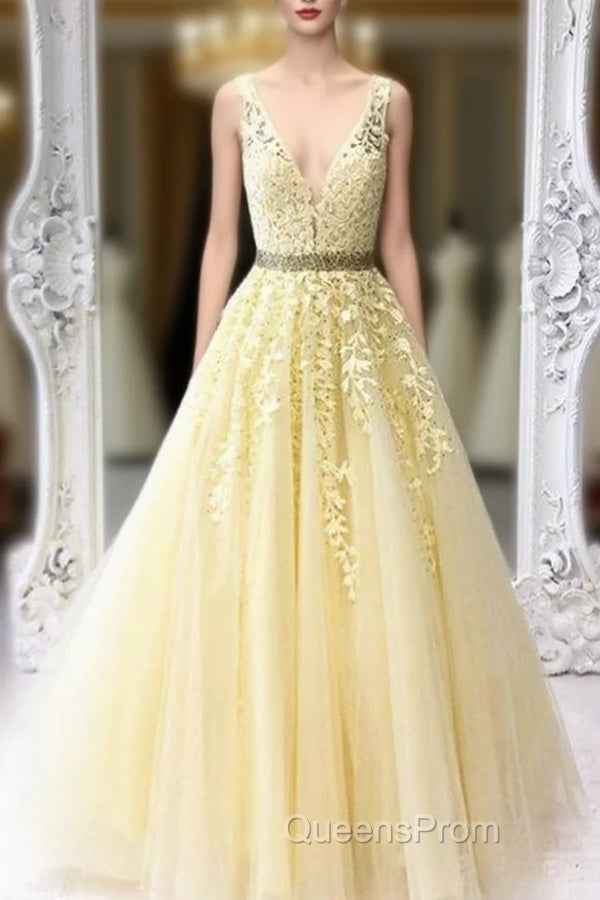 Yellow Evening Prom Dress Formal Dress, Evening Dress, Dance Dress Main image