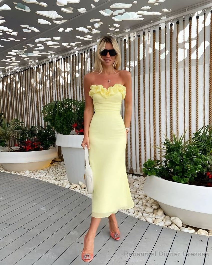 Yellow Prom Dress Long,Dresses for Party Events Main image