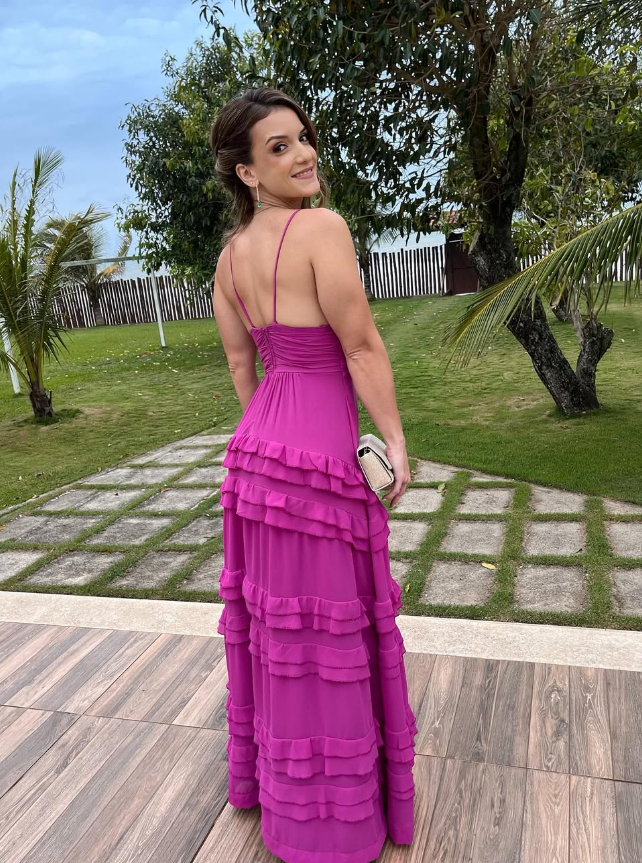 New Purple V-Neck Classy Prom Dress, Graduation Party Dress