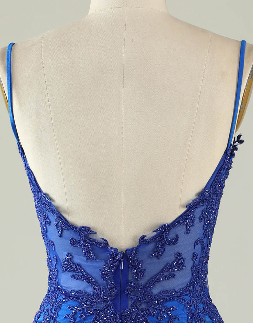 Bridesmaid Dresses Different Styles, Spaghetti Straps Dark Green Short Tight Homecoming Party Dress