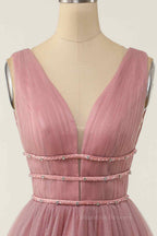 Wedding Pictures Ideas, A-line V Neck Sleeveless Beaded Mini Homecoming Dress